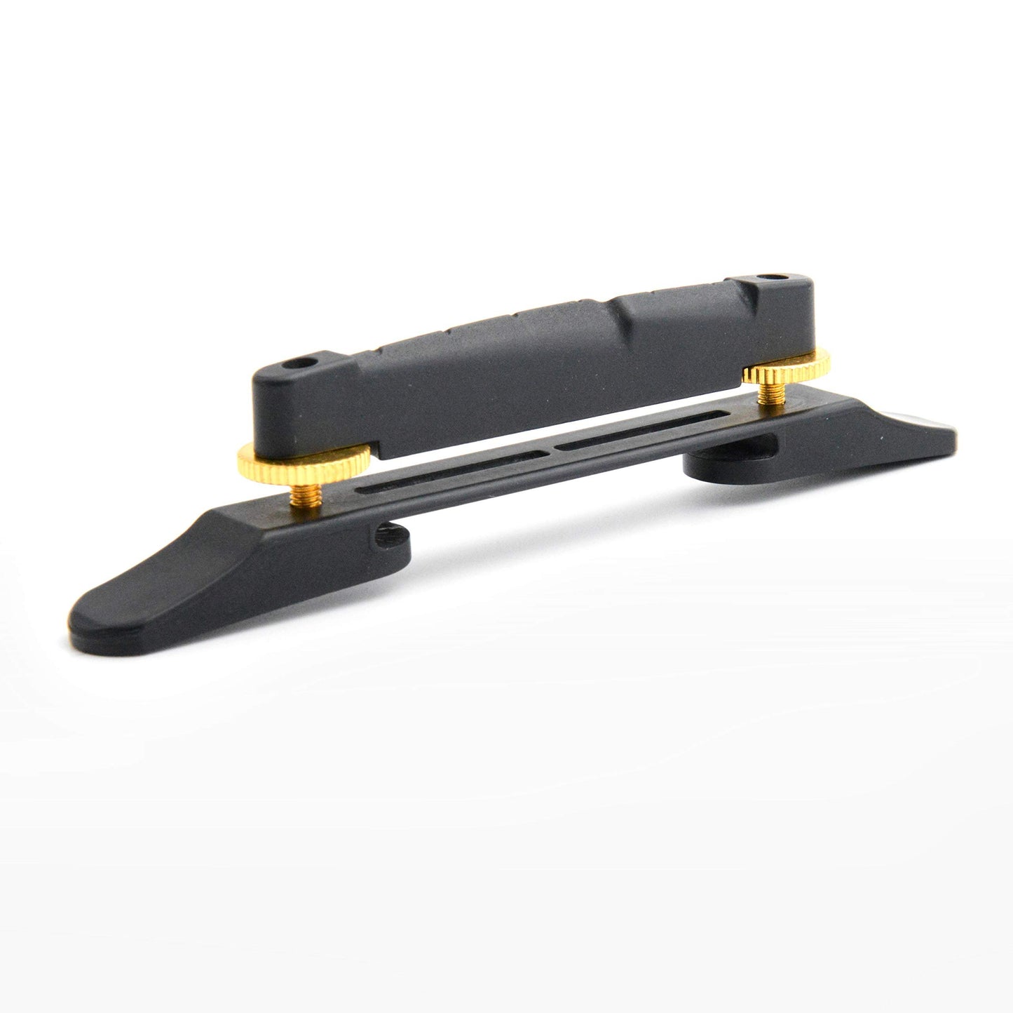 PS-7551-G0, Archtop Jazz Bridge, Standard Profile with Gold Screw Finish
