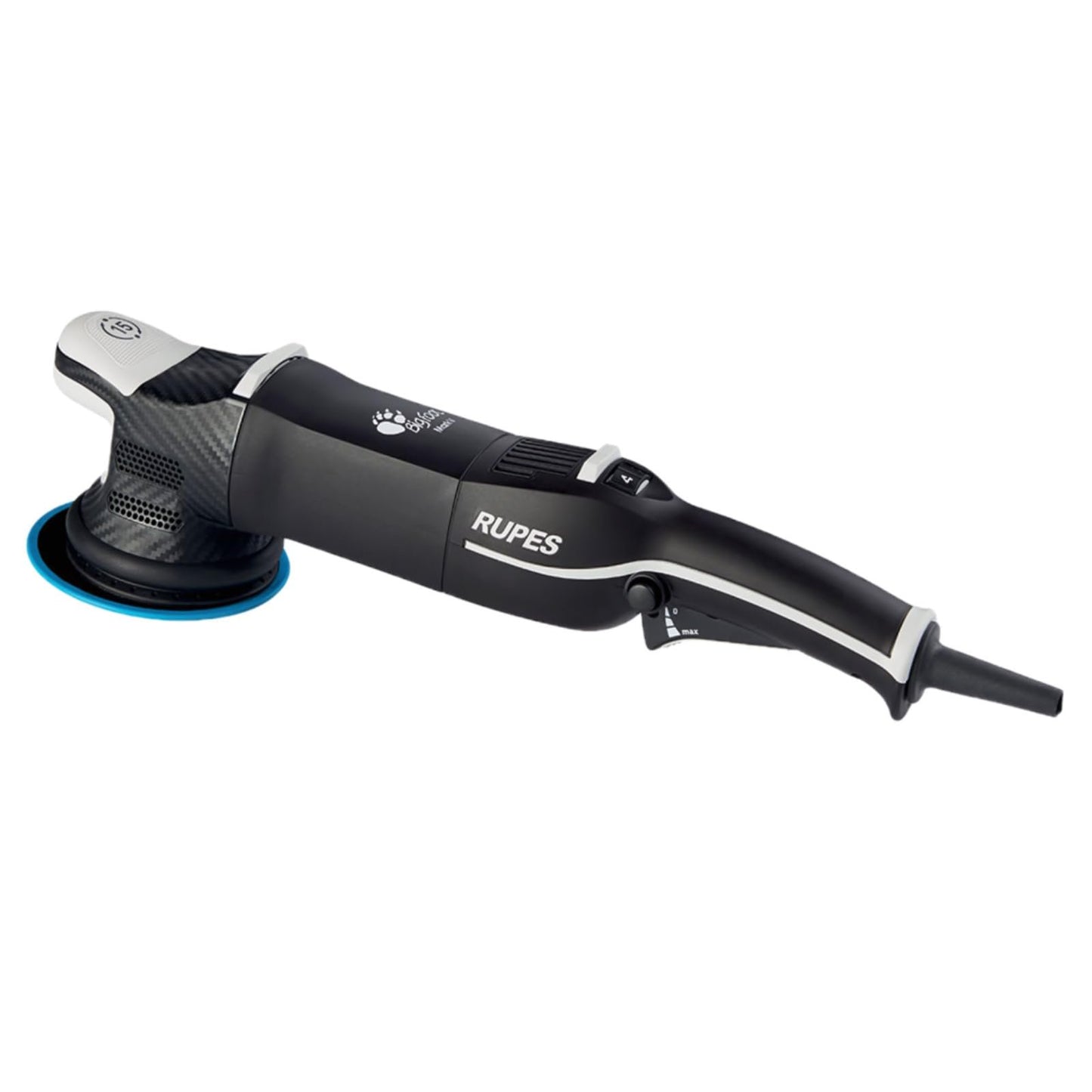 RUPES LHR15V for Bigfoot Mark V Random Orbital Polisher - Additional Accessories Included - Bigfoot Silver Tools Bag Included - Reduced Noise & Vibrations - Provides Optimal Balance