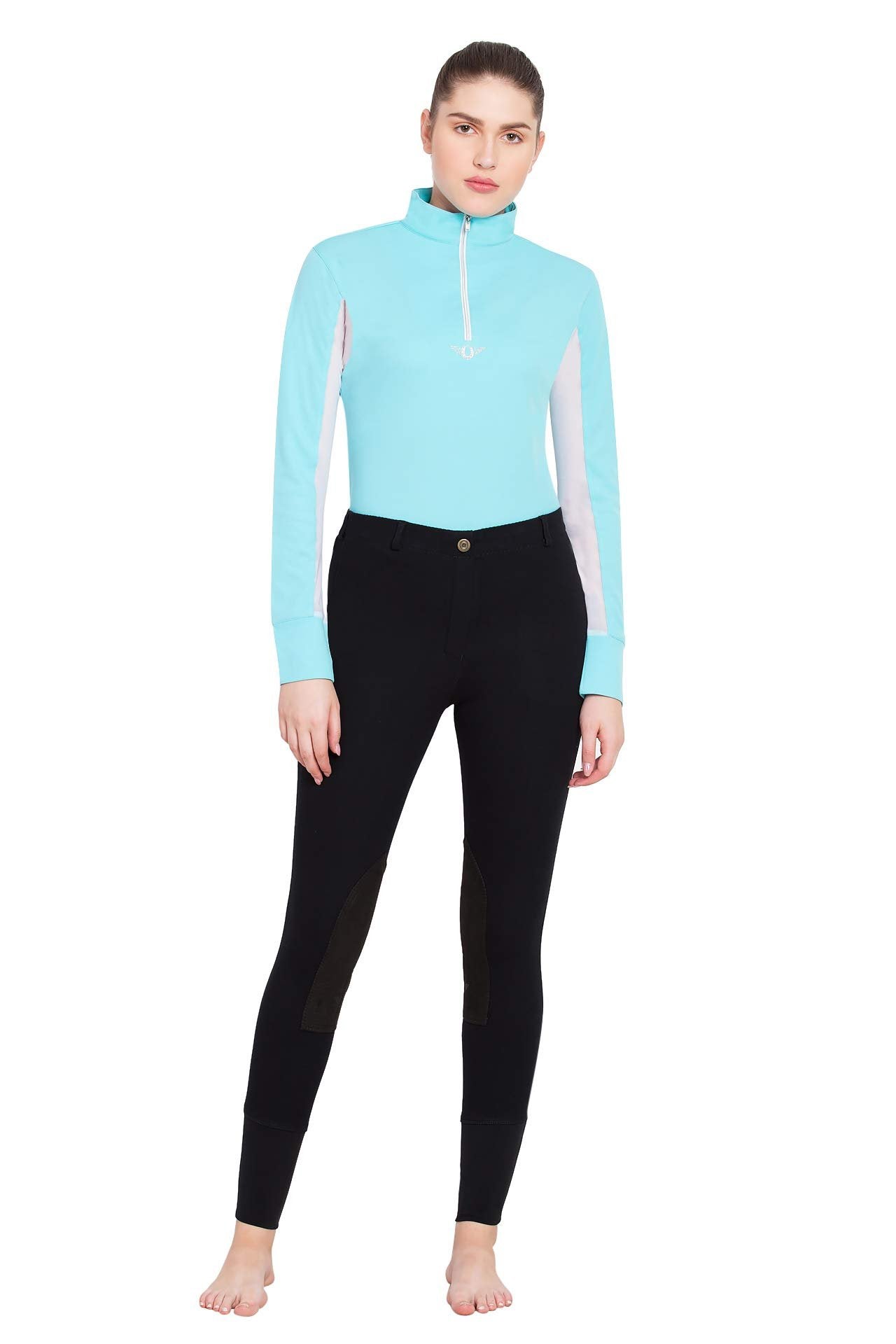 TuffRider Ladies Starter LowRise Pull-On Knee Patch Breeches