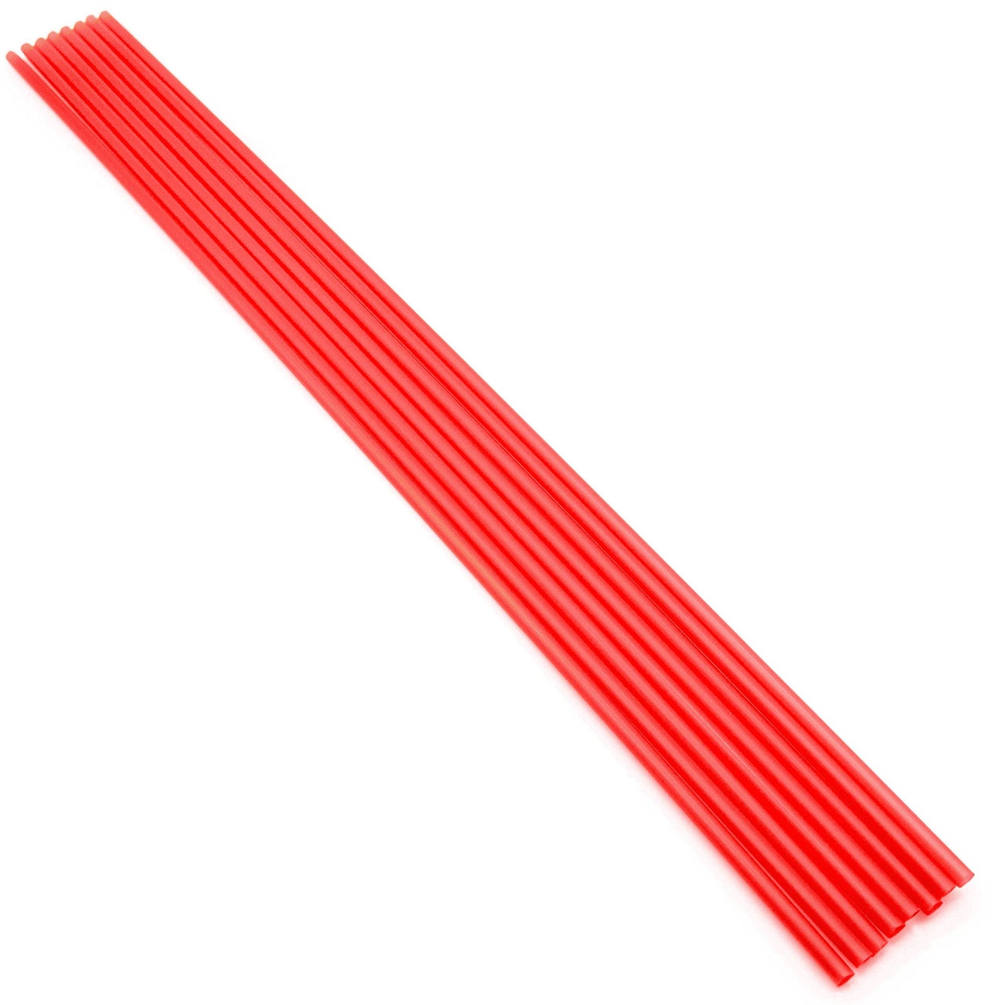 Made in USA Pack of 250 Unwrapped Plastic Drinking Straws