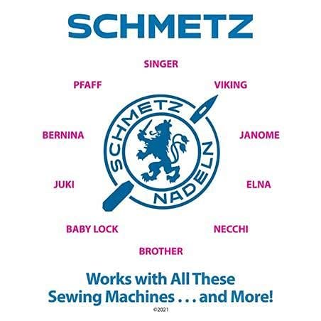 SCHMETZ Heavy Duty Sewing Machine Needles, 10 Count
