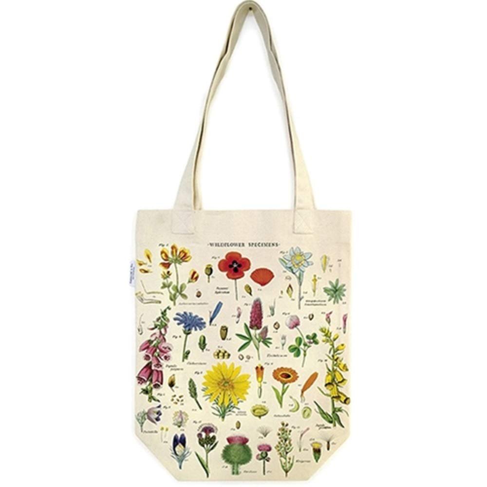Cavallini Tote Bag- Wildflowers