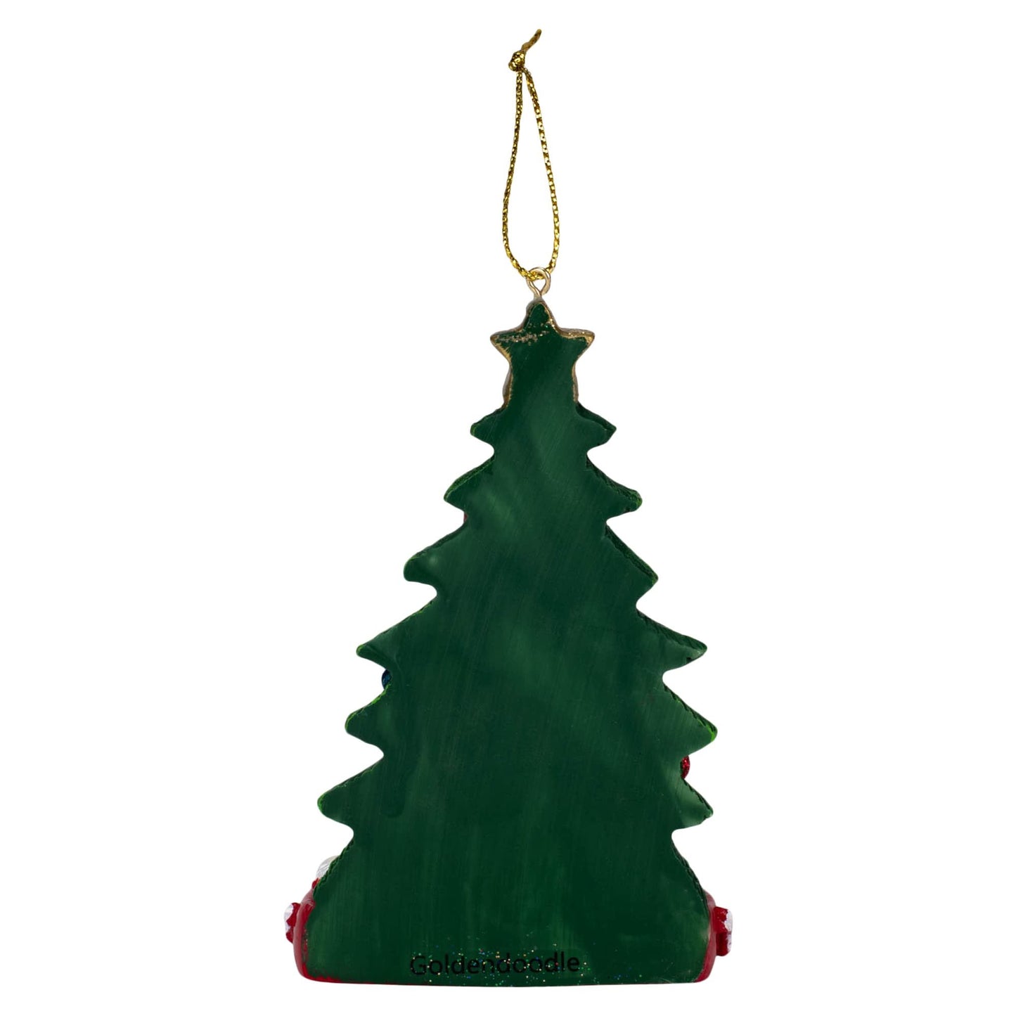 Kurt Adler Goldendoodle with Christmas Tree Ornament