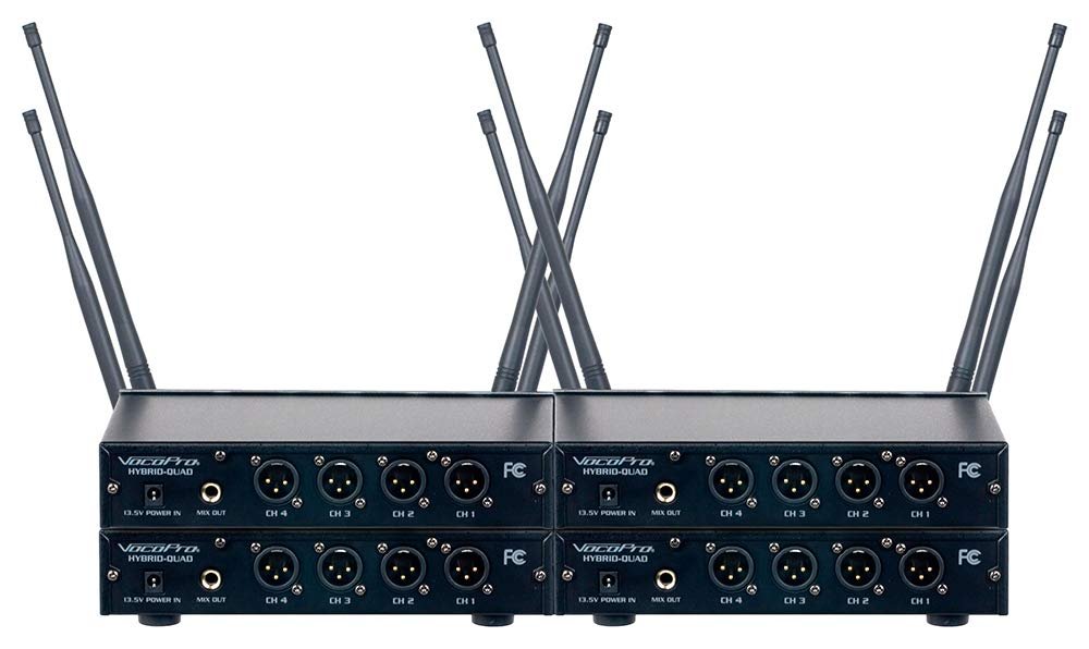 VOCOPRO DIGITAL- ACAPELLA -16 Sixteen Channel UHF Hybrid Wireless Handheld Microphone System