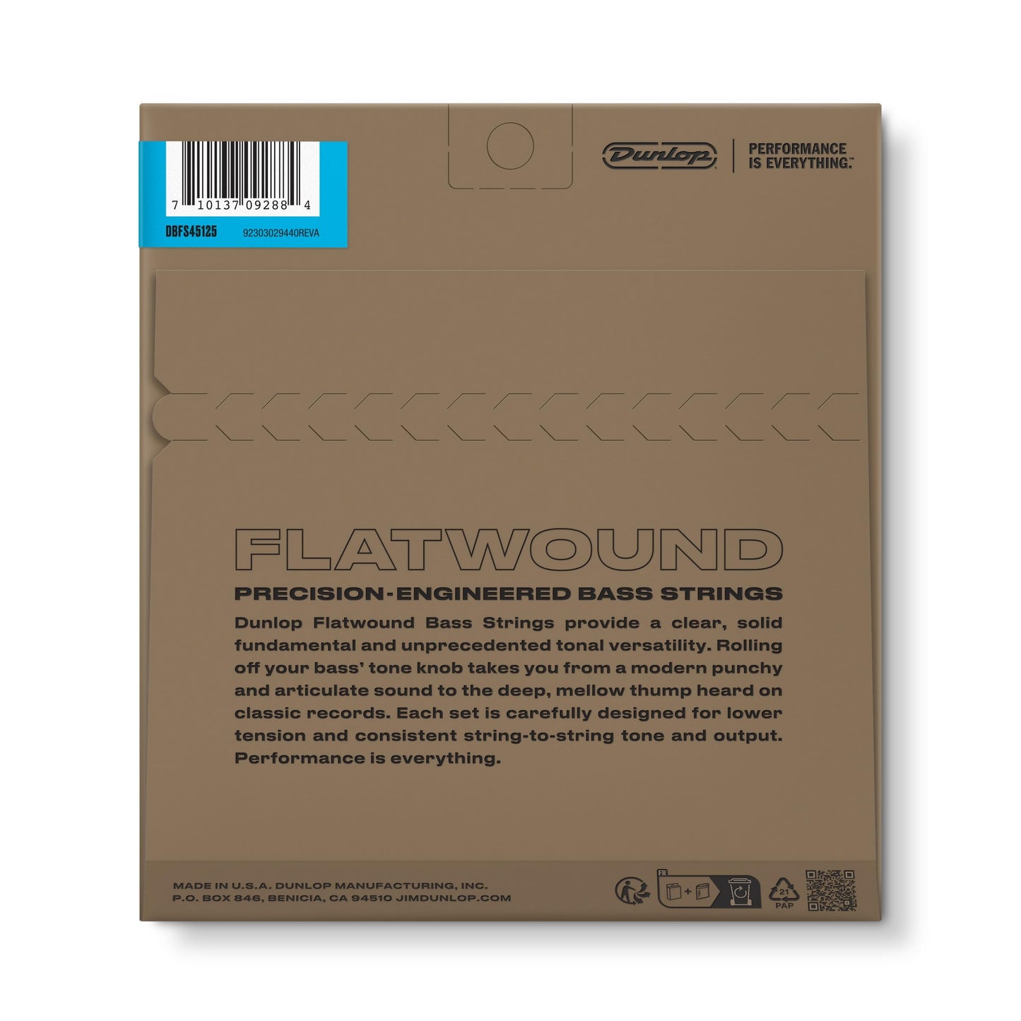 JIM DUNLOP Flatwound Bass