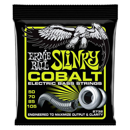 Ernie Ball P02732 Regular Slinky Cobalt Electric Bass Strings - 50-105 Gauge