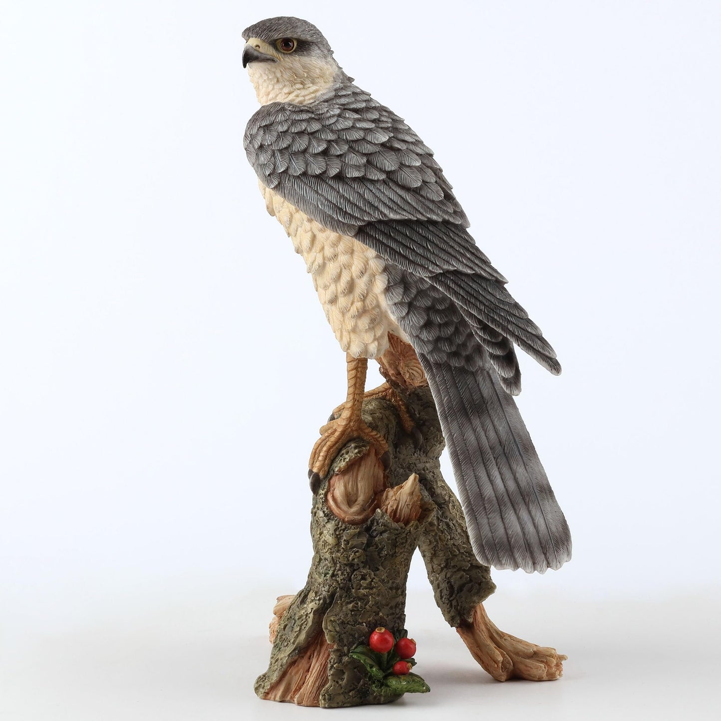 Veronese Design 11 1/8 Inch Sparrow Hawk Hand Painted Polyresin Figurine Animal Sculpture