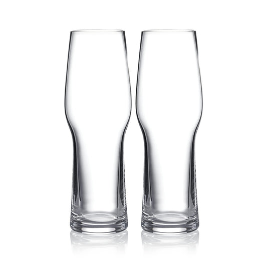 Waterford Craft Brew Pilsner Glass, Set of 2, 21.5 oz, Clear