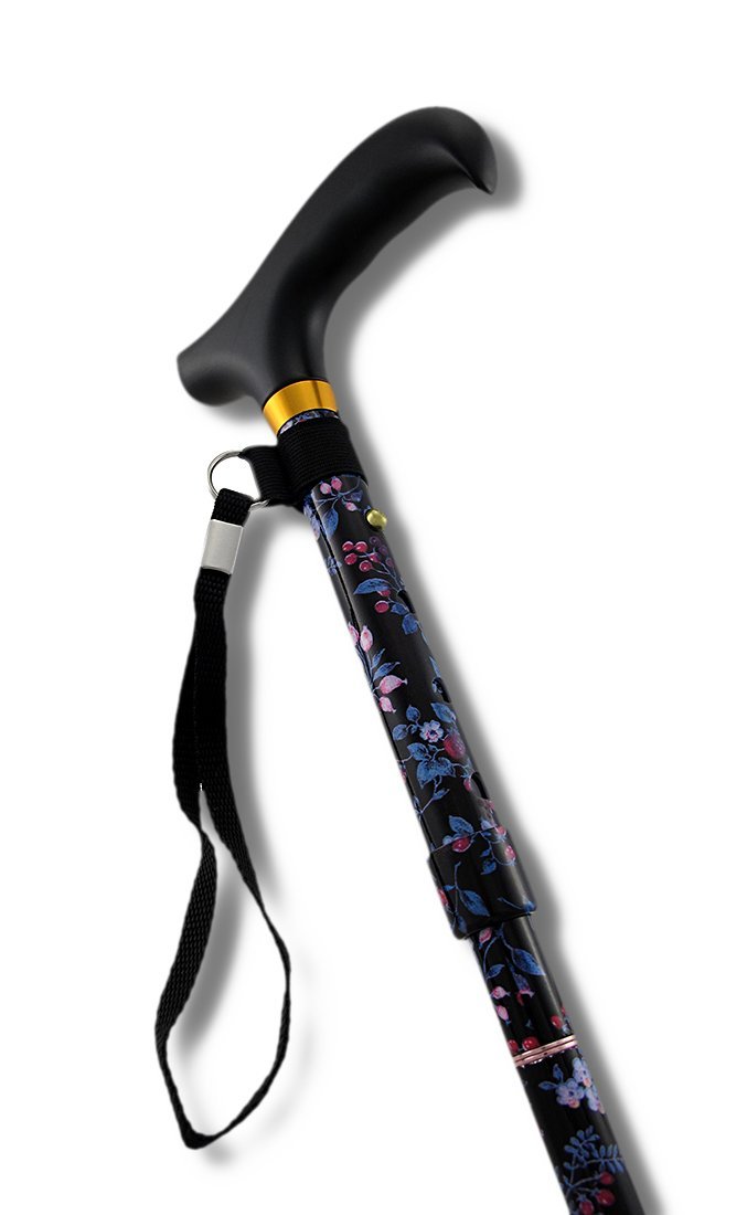 Harvy Purple Blackberry Ladies Adjustable Mini Folding Cane