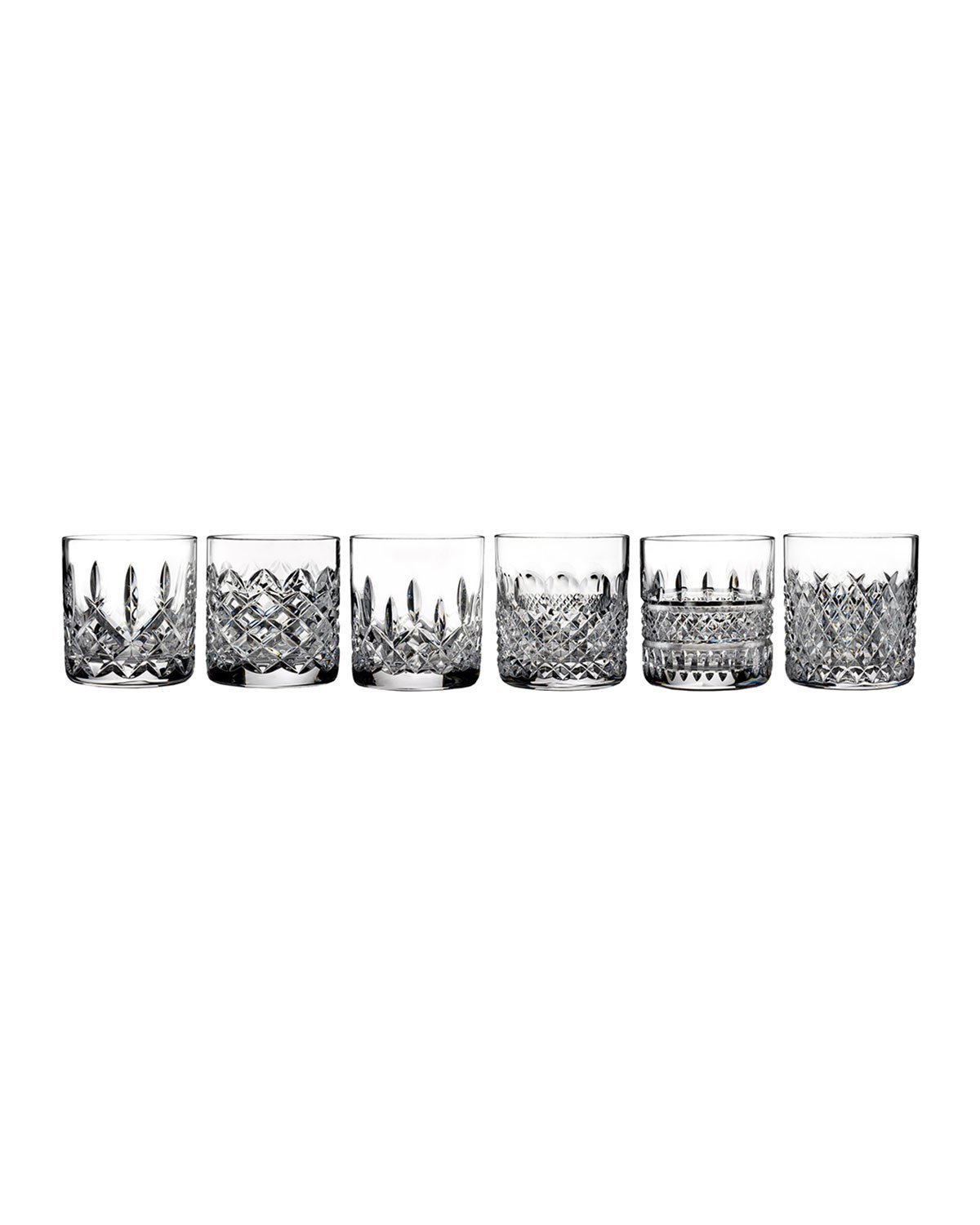 Waterford Crystal Connoisseur Lismore Heritage Straight Tumbler Set of 6