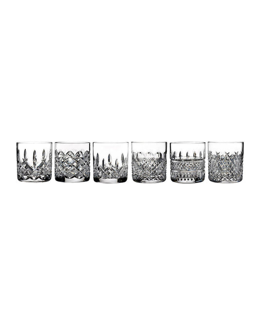 Waterford Crystal Connoisseur Lismore Heritage Straight Tumbler Set of 6