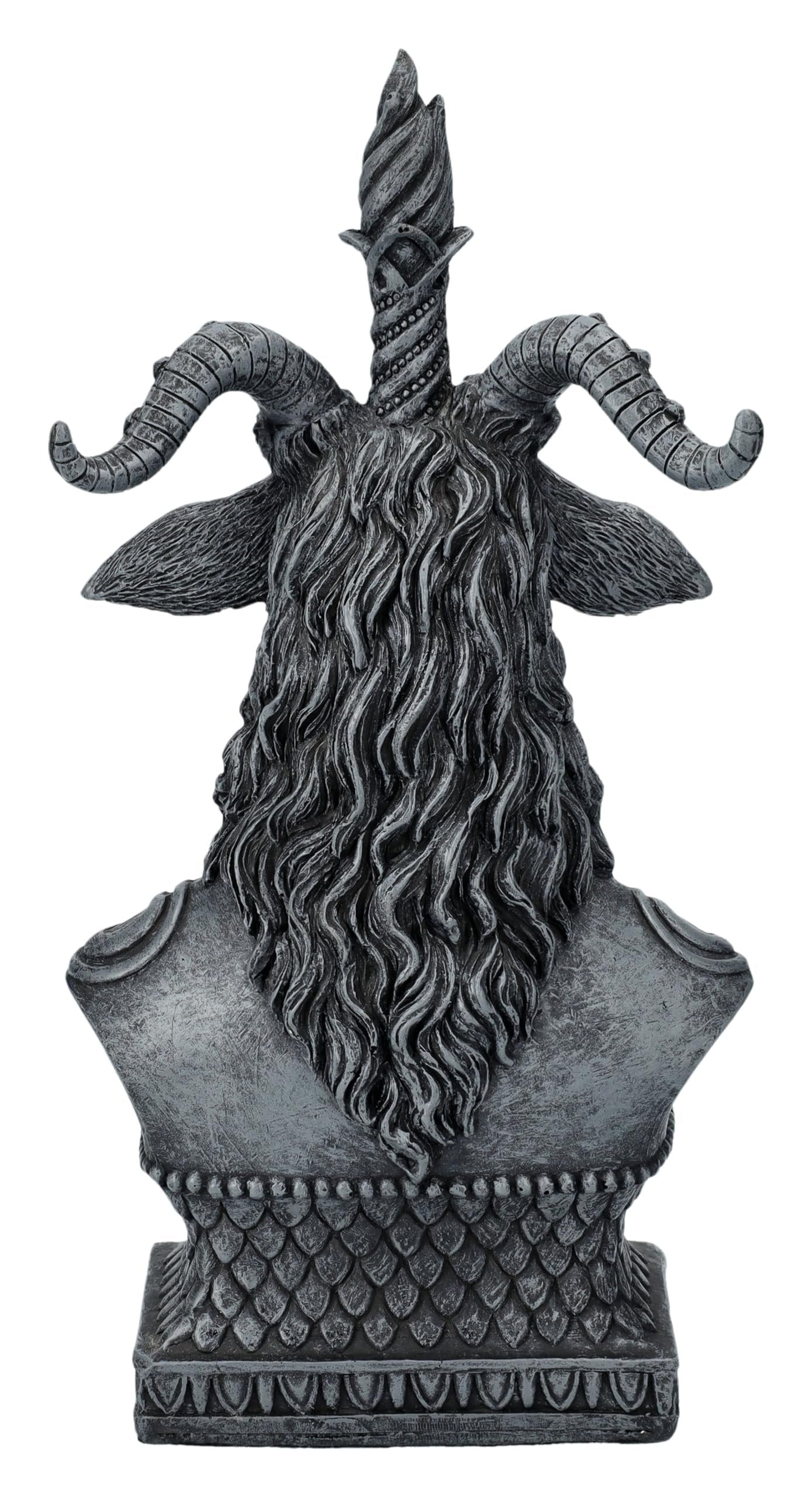 Pacific Giftware 8" Sabbatic Goat Baphomet Bust Statue, Keeper of The Mystical Realm Decorative Sculpture Figurine