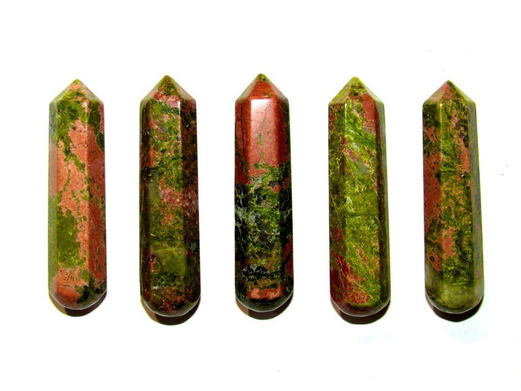 Zentron Crystal Collection: 60MM All Natural Gemstone Crystal 2"+ Wand and Velvet Pouch