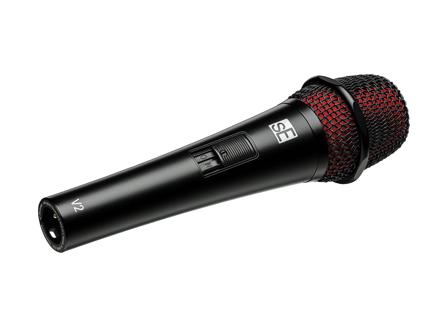 SE Electronics V2-SW Supercardioid Dynamic Handheld Microphone with On/Off Switch, Black