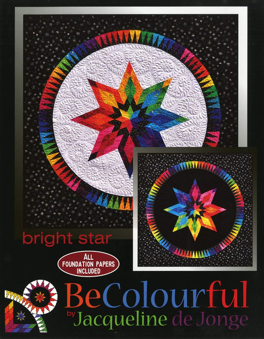Bright Star Paper Pieced Quilt Pattern by Jacqueline de Jong
