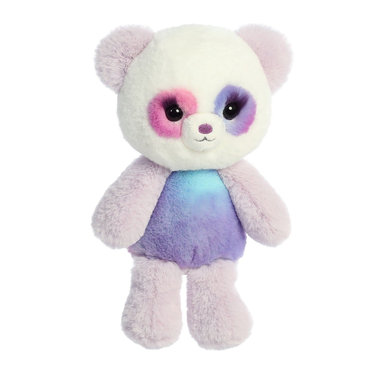 Aurora® Colorful Sweet Pop™ Grape Swirl Panda Stuffed Animal - Eye-Catching Designs - Imaginative Play - Purple 7.5 Inches