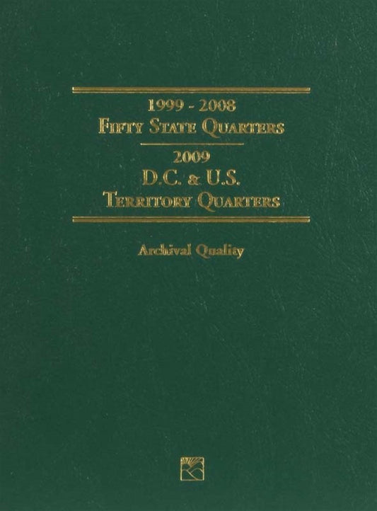 LITTLETON COIN COMPANY LCF3T 50 State & Territory Quarter Folder 99-09 LTCY0004