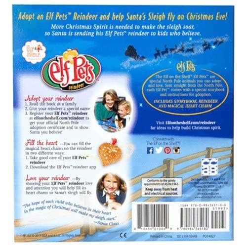 The Elf on the Shelf Pets: A Reindeer Tradition Plush with storybook