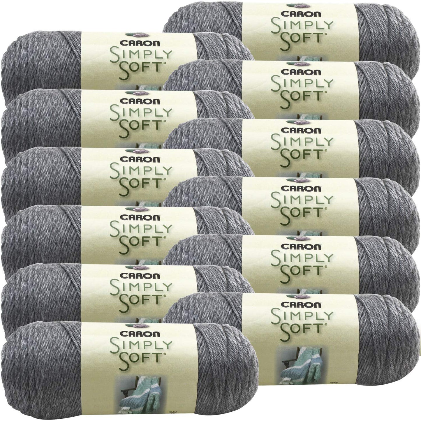 Simply Soft Heather Yarn H9700H 5-Ounce/250-Yard Skein of Yarn