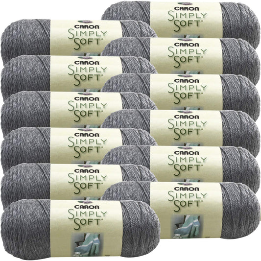 Simply Soft Heather Yarn H9700H 5-Ounce/250-Yard Skein of Yarn