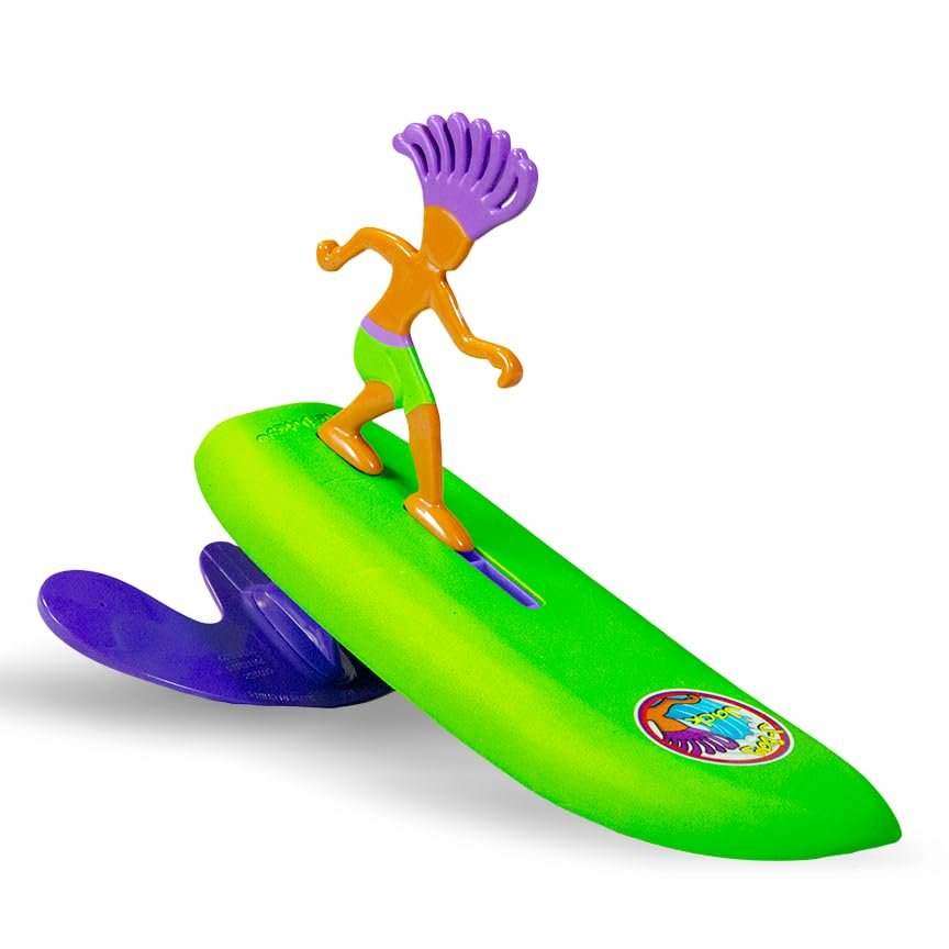 Surfer Dudes Classics Wave Powered Mini-Surfer and Surfboard Toy