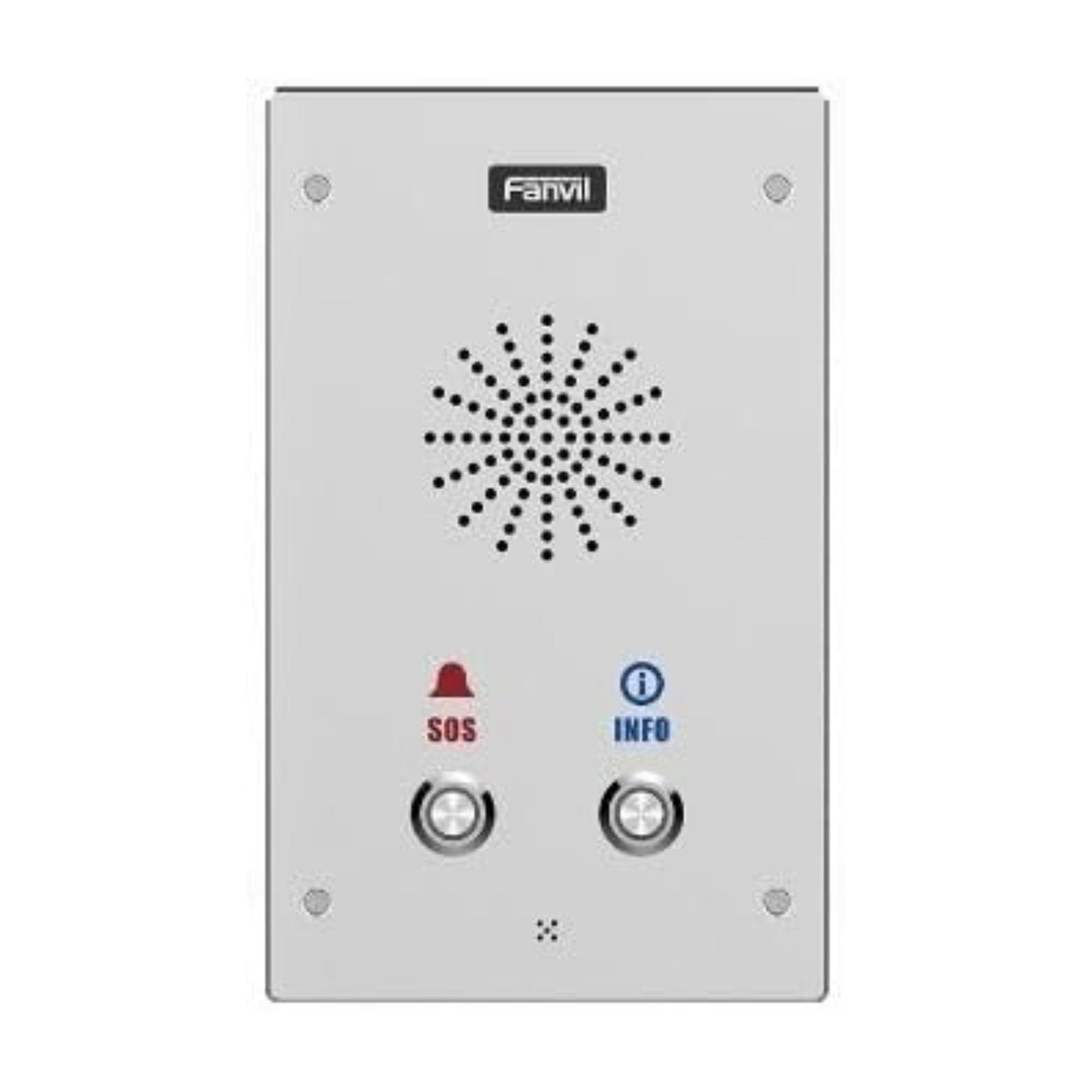 Fanvil - SIP Audio Intercom 2 SIP Lines IP65 POE 2DSS Keys HD Audio (without camera)
