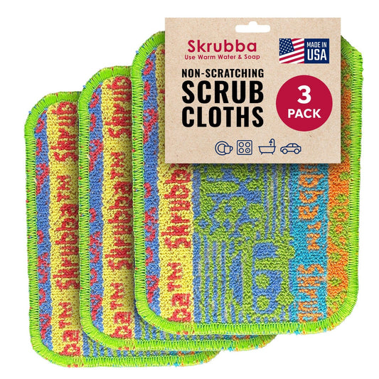 Wet-it Skrubba New European Scrubby Non-Scratching Scouring Pad