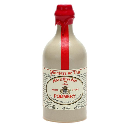 Aged Red Wine Vinegar in a Sandstone Bottle - 16.9oz