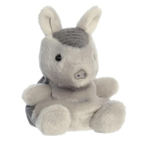 Aurora® Adorable Palm Pals™ Antonia Armadillo™ Stuffed Animal - Fun Collectible Plush for Kids and Adult Collectors - Perfect for Decorating Rooms and Birthday Gifts - Gray 5 Inches
