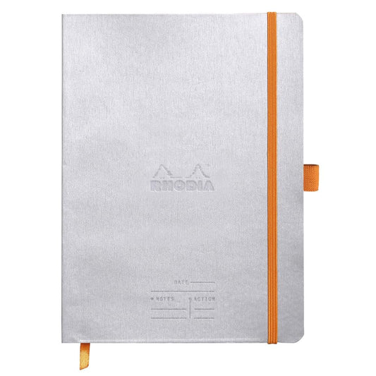 Rhodia Meeting Book, A5+ - Silver