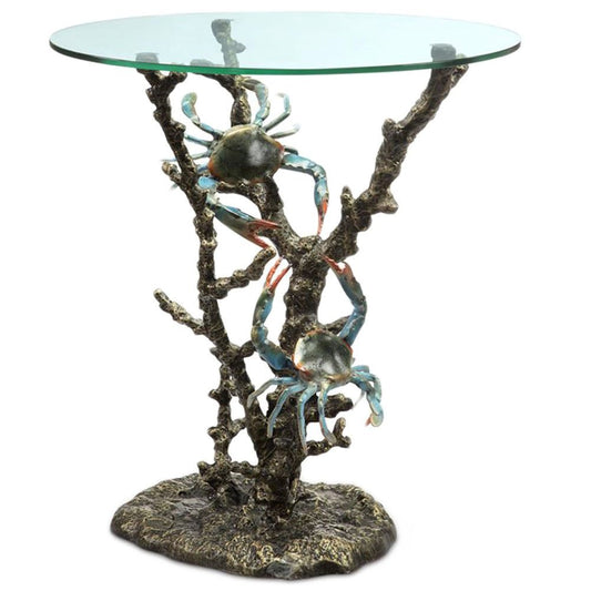 SPI Home Crabs and Coral End Table