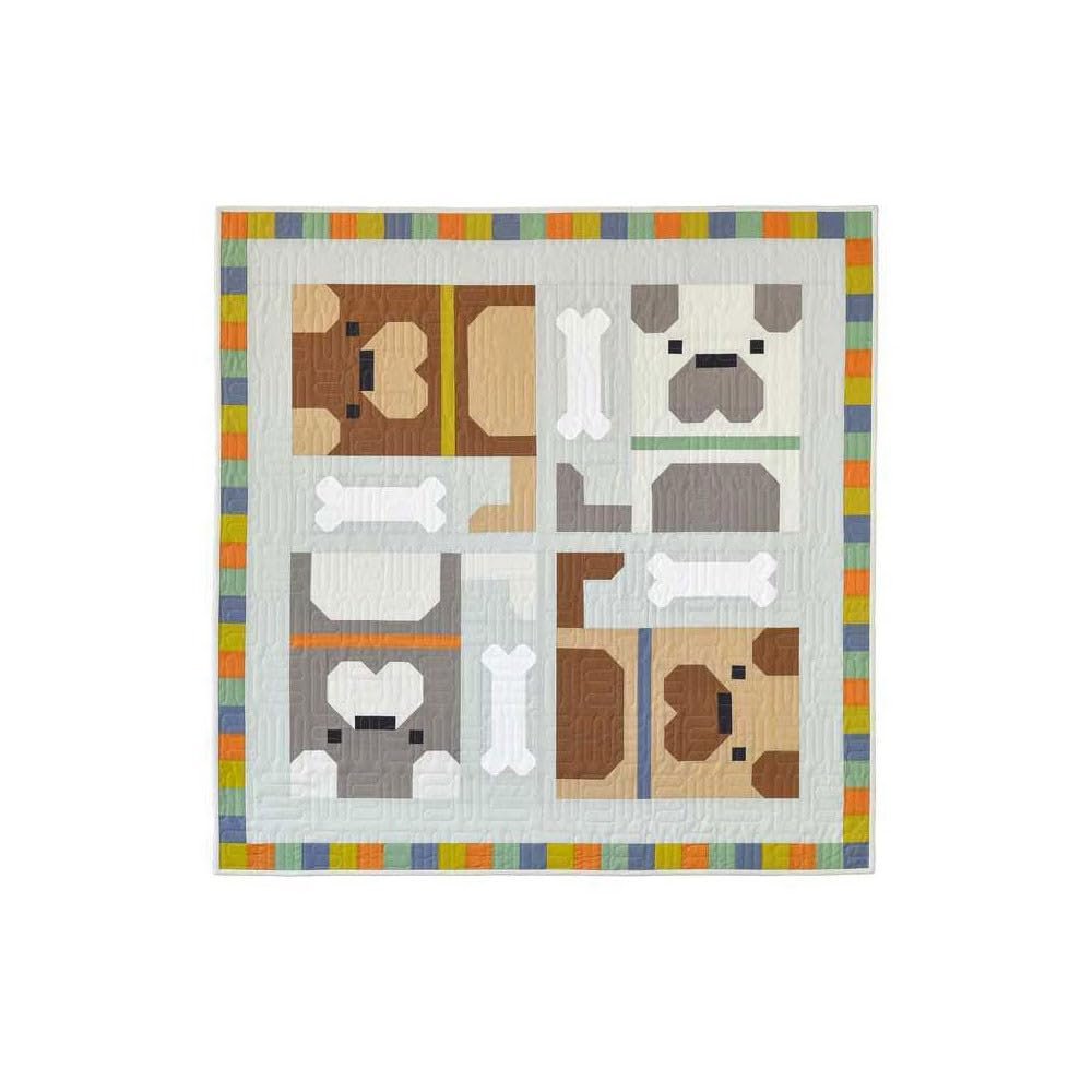 Lindsey Neill Dog Pile Quilt Pattern, Multi