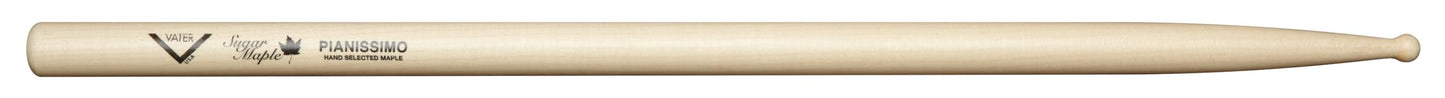 Vater VSMPIANW Sugar Maple Pianissimo Wood Tip Drum Sticks, Pair