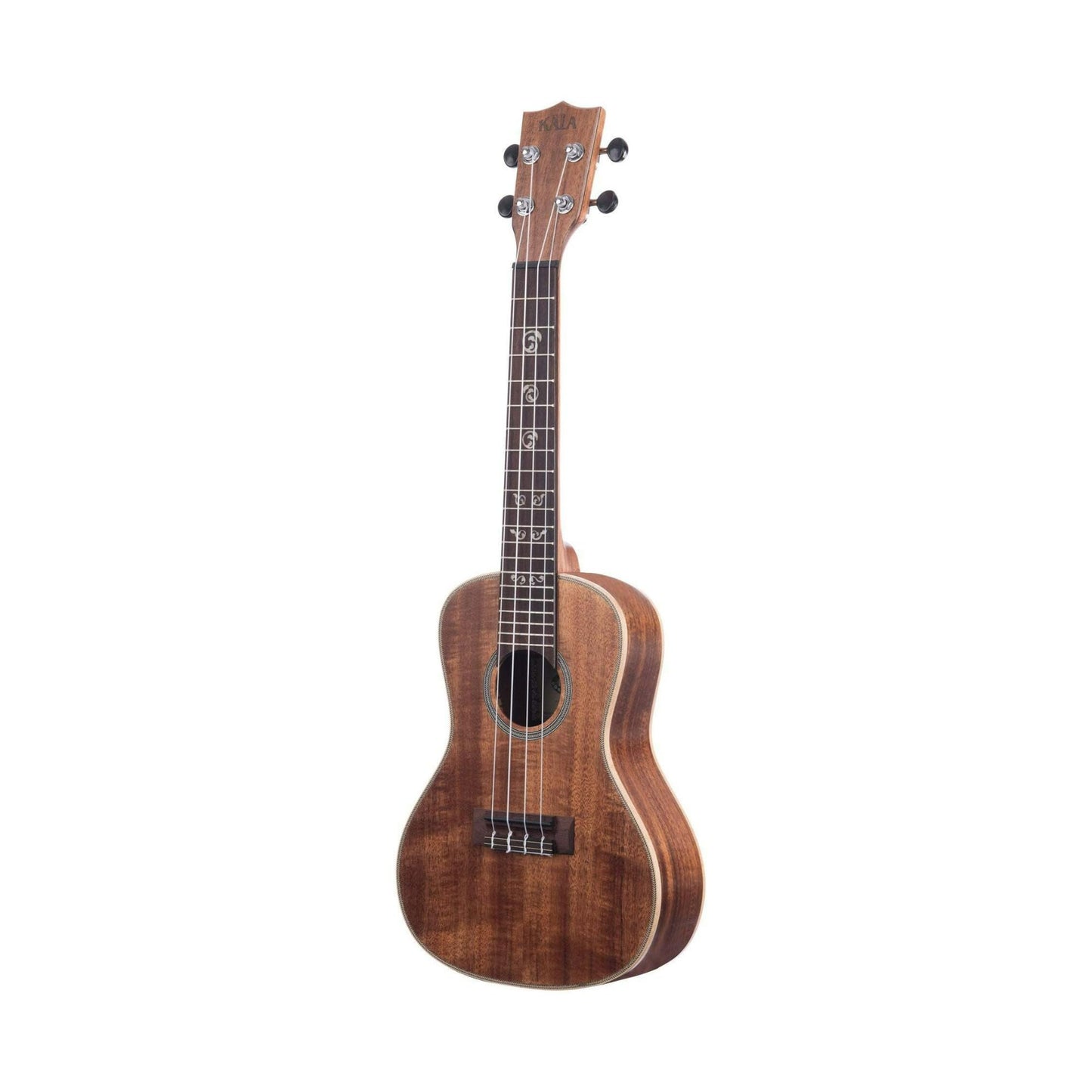 Kala Brand Music Co. All Solid Acacia, 4-String Ukulele, Natural, Concert (KA-SA-C)