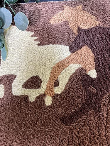 Jellybean Indoor/Outdoor Decorative Welcome Horses Accent Rug - 20" X 30"