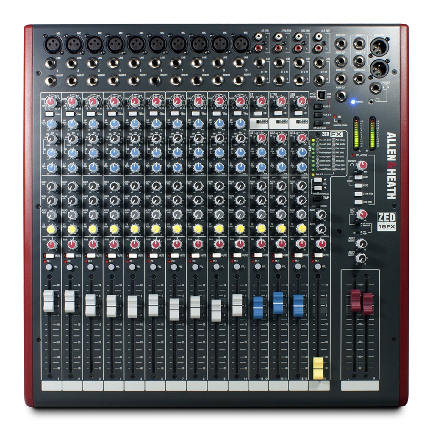 Allen & Heath ZED-14-14-Channel Touring Quality Mixer with USB I/O (AH-ZED-14)