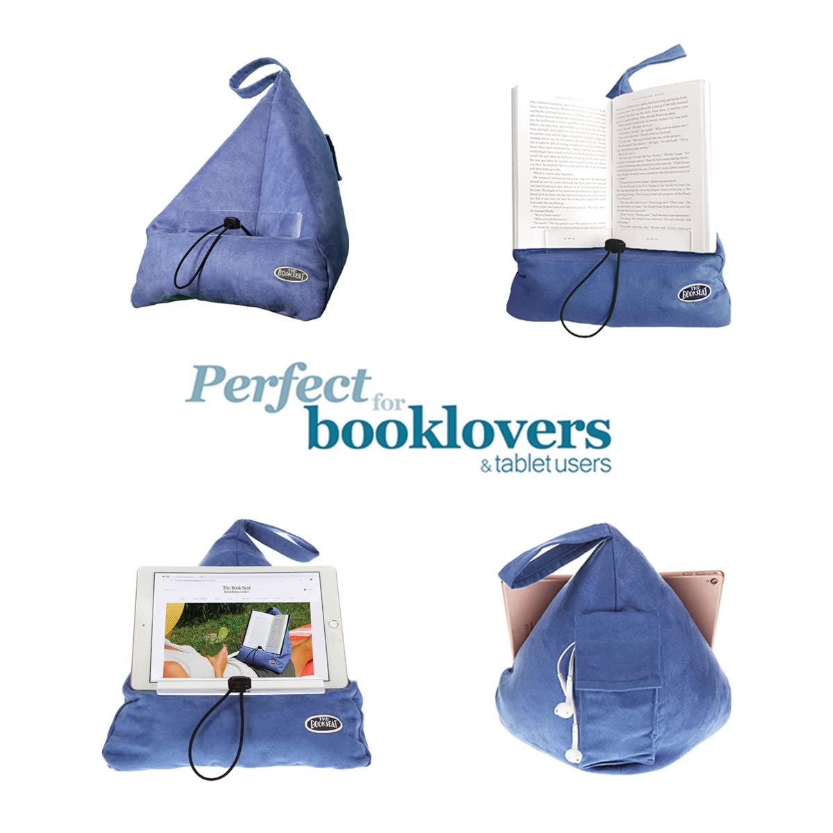 The Book Seat - The Most Comfortable Way to Read, Hands Free! - Turquoise