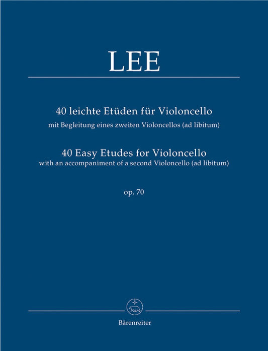 40 Easy Etudes for Violoncello Op.70