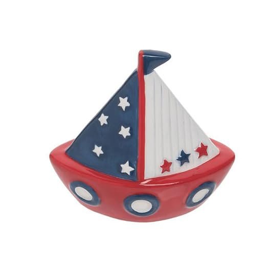 Beachcombers Ships Ahoy Salt & Pepper Set Nautical Coastal Beach Home Kitchen Dining Dinner Table Tabletop Decor Decoration Multi