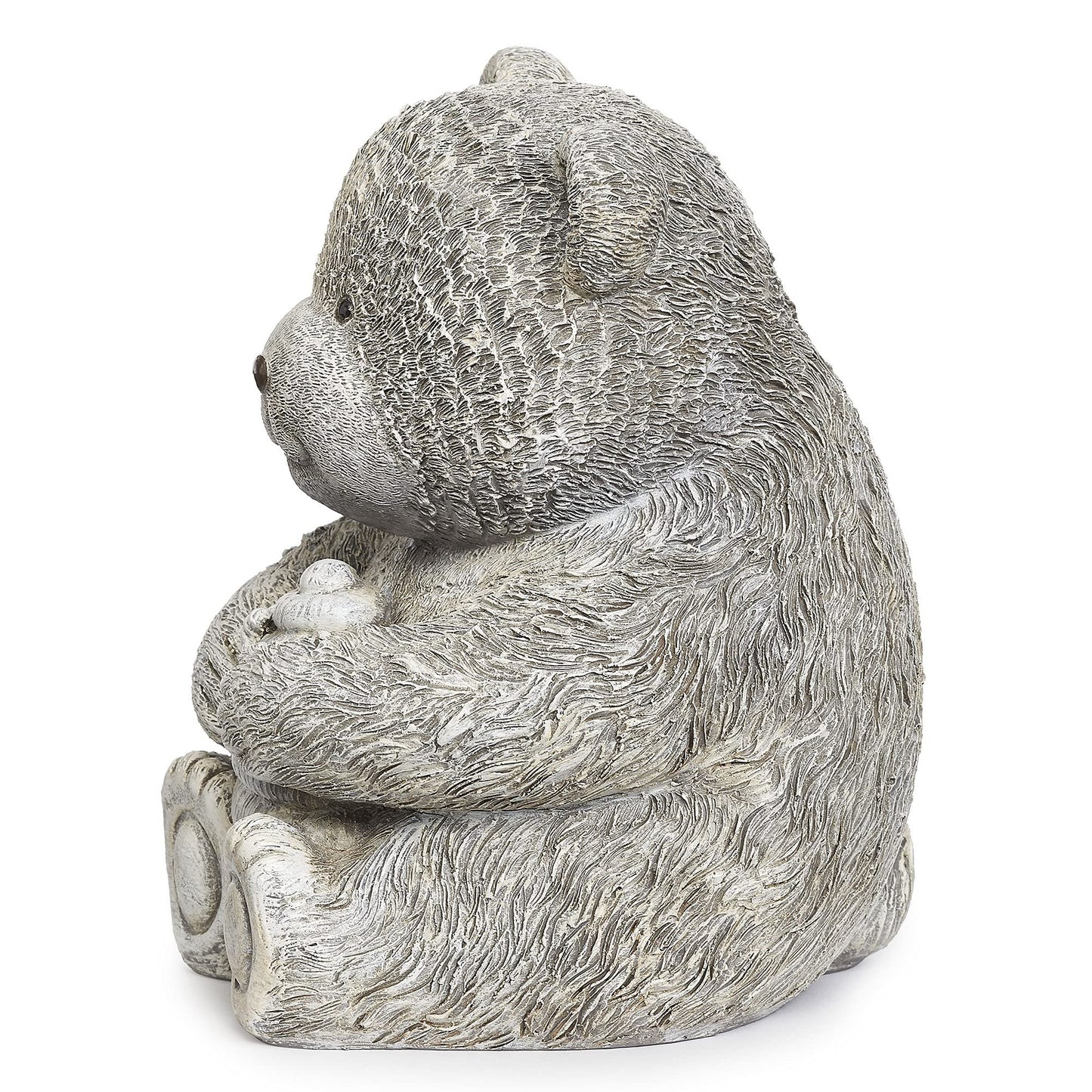 Roman Garden - Bear with Honey Statue, 7.75" H, Pudgy Pals Collection, Resin and Dolomite, Decorative, Garden Gift, Home Outdoor Decor, Durable, Long Lasting