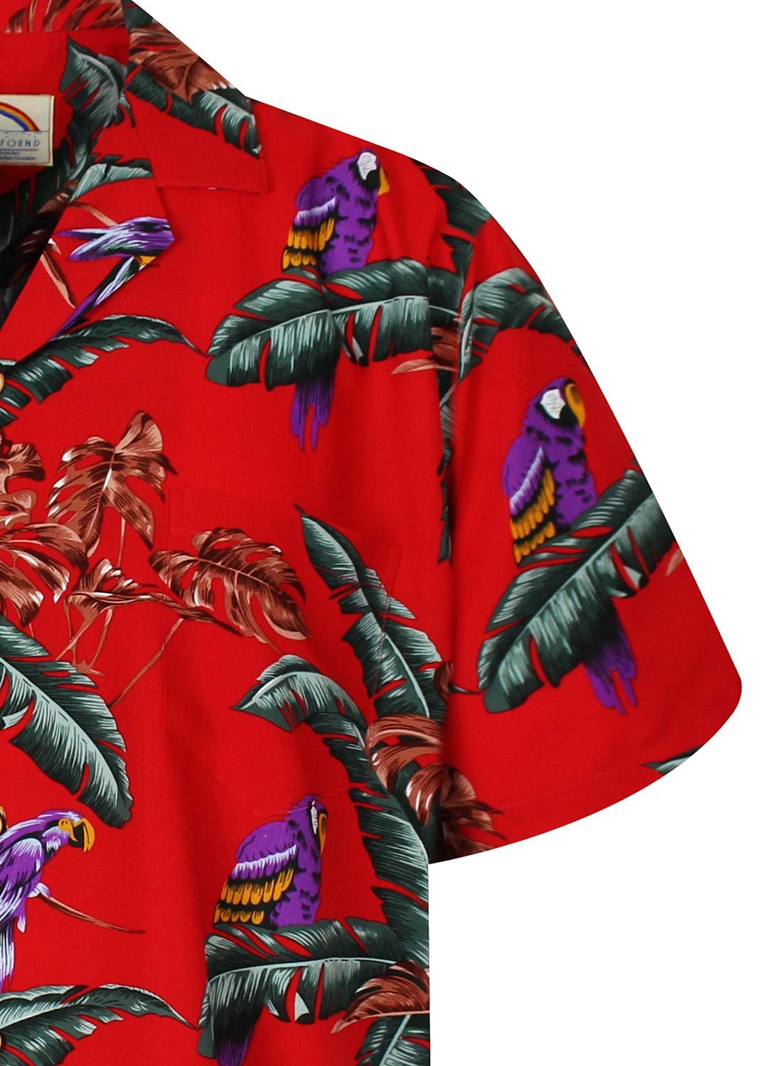 Original Hawaiian Shirt, Magnum P1, Tom Selleck, red, 4XL