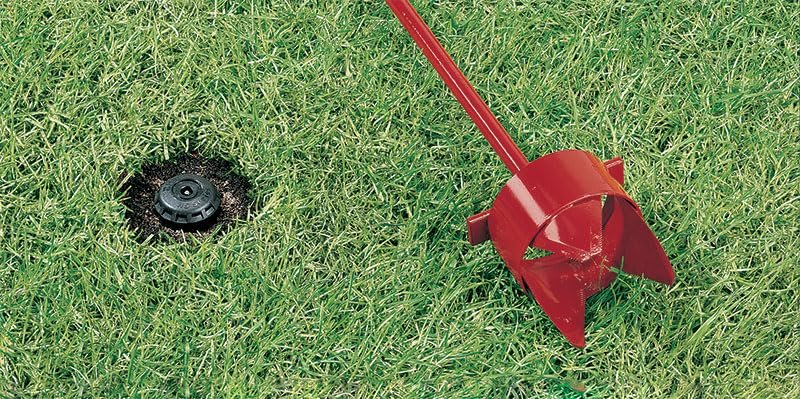 Kenyon 4" Diameter Sprinkler Head Trimmer, 5/8" Steel Rod Shaft, 85424