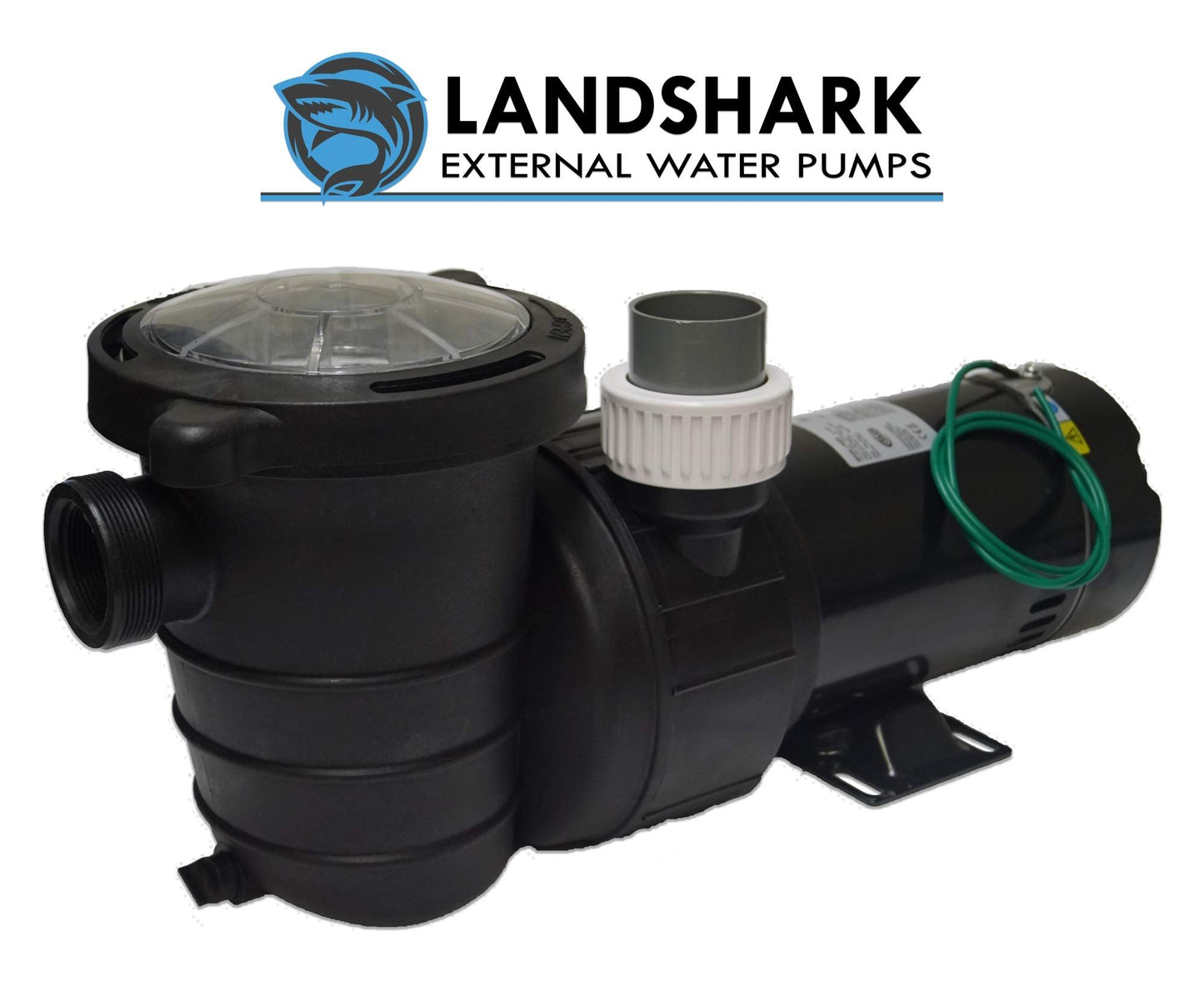 Anjon Landshark LS5500 High Efficiency 1.5 HP Black Industrial External Water Pump. 5,575 GPH Max Flow Rate