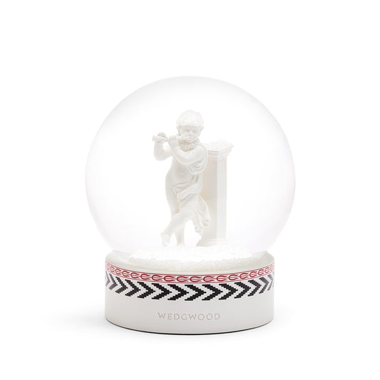Wedgwood Christmas Cherub Snow Globe