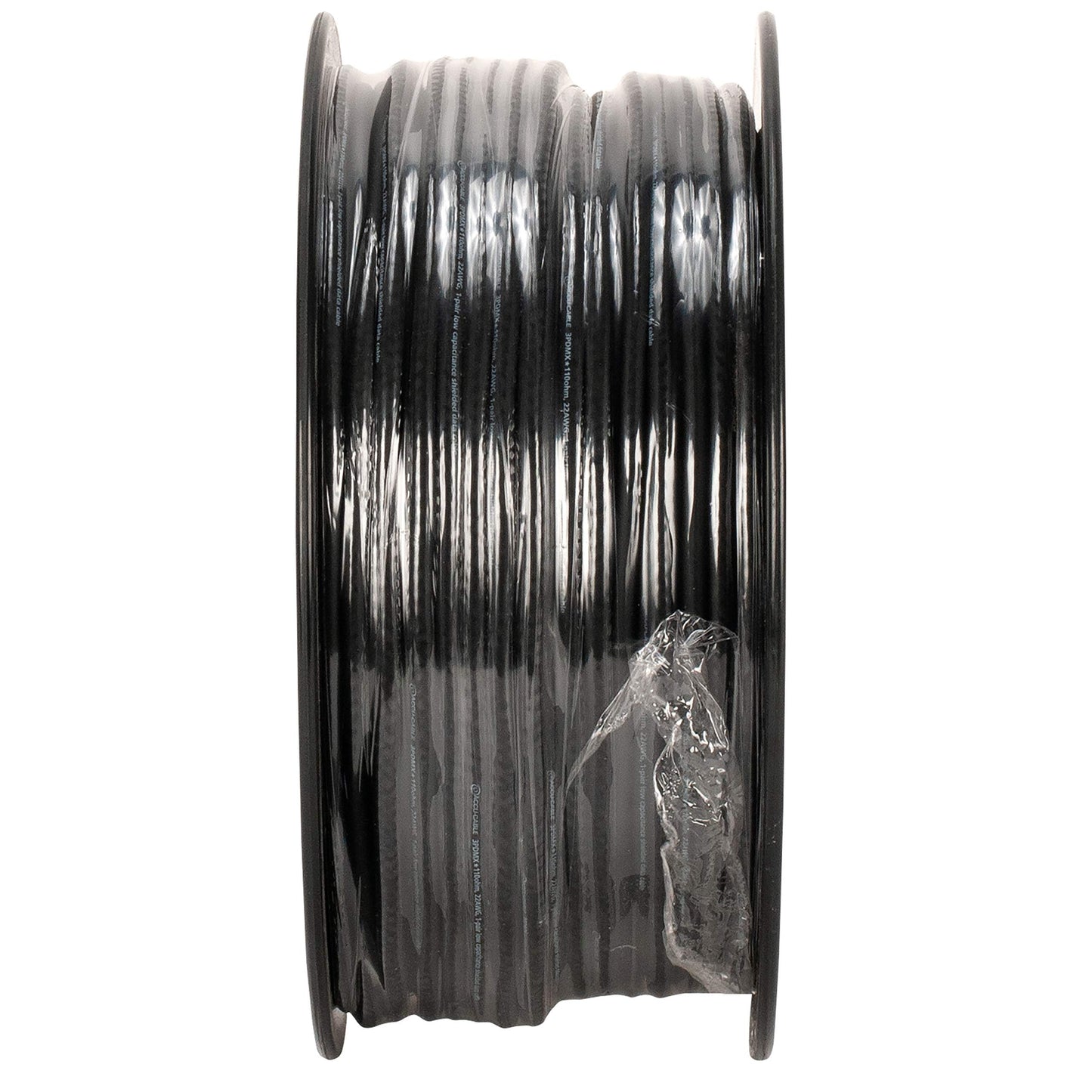 Accu Cable AC3CDMX300, DMX Stage Light Cable, 3 Pin DMX Extension Cable Spool (300 FT)