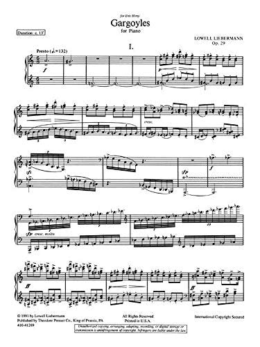 Liebermann: Gargoyles, Op. 29