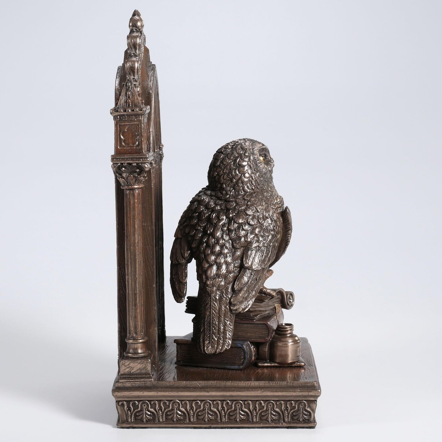 Veronese Design 9 5/8 Inch Grand Owl of Wisdom Cold Cast Resin Bronze Finish Animal Sculpture