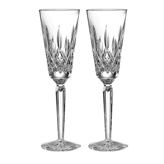 Waterford Lismore Tall Flute Set of 2