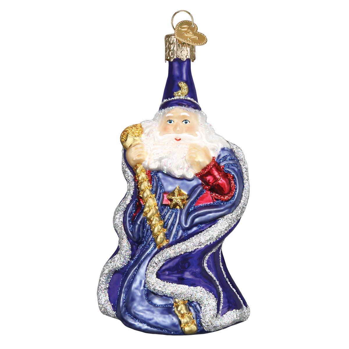 Old World Christmas Wizard Glass Blown Ornaments for Christmas Tree