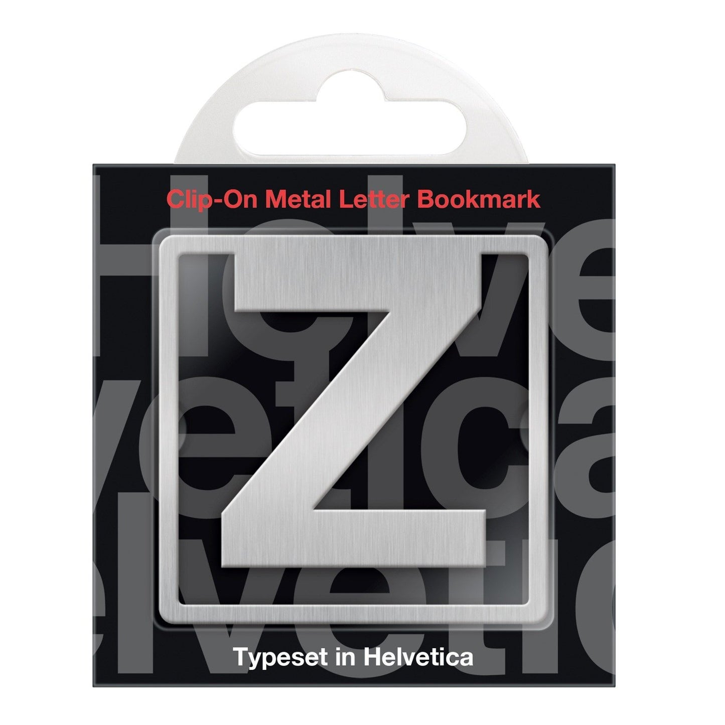 IF Helvetica Clip-On Letter Bookmark - Z